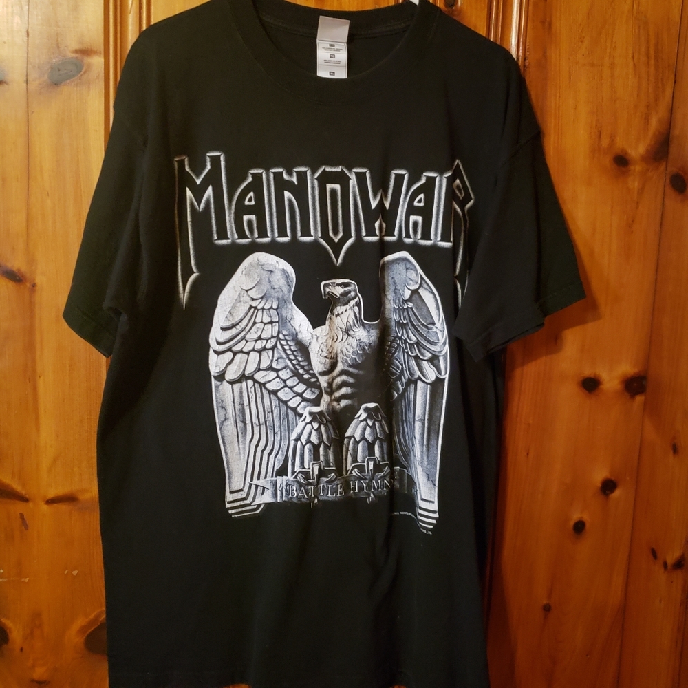 Vintage Manowar T-Shirt Black XL